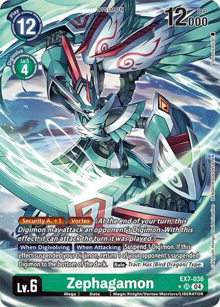 Zephagamon (Alternate Art) [EX7-036 SR] [Digimon LIBERATOR] Foil