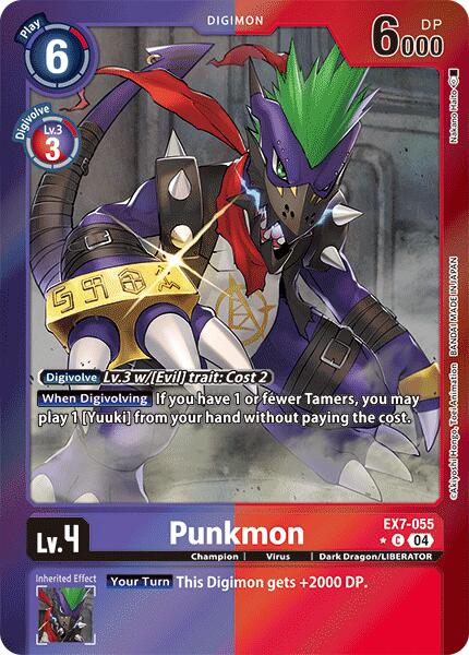 Punkmon (Foil) [EX7-055] [Digimon LIBERATOR] Foil