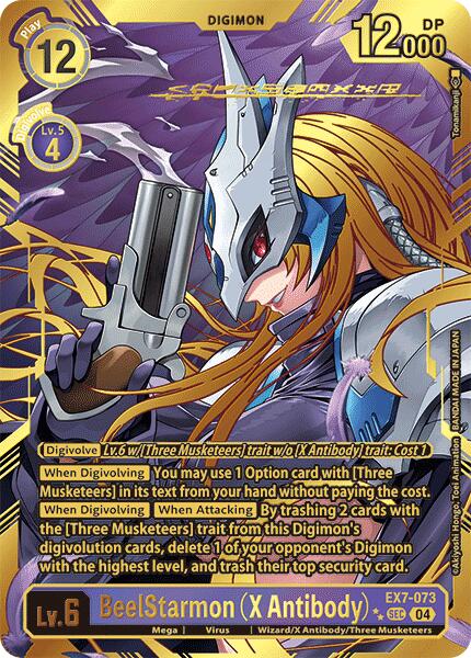 BeelStarmon (X Antibody) (Textured) [EX7-073] [Digimon LIBERATOR] Foil
