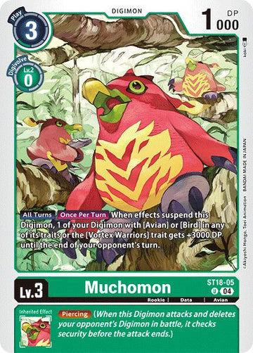 Muchomon [ST18-05] [Starter Deck 18: Guardian Vortex]
