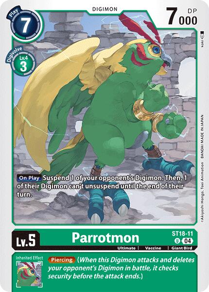 Parrotmon [ST18-11] [Starter Deck 18: Guardian Vortex]