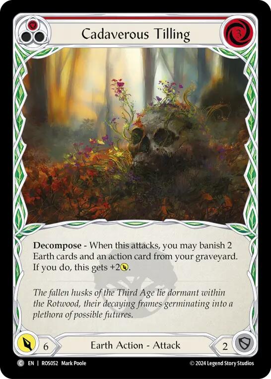 Cadaverous Tilling (Red) [ROS052] [Rosetta] Rainbow Foil
