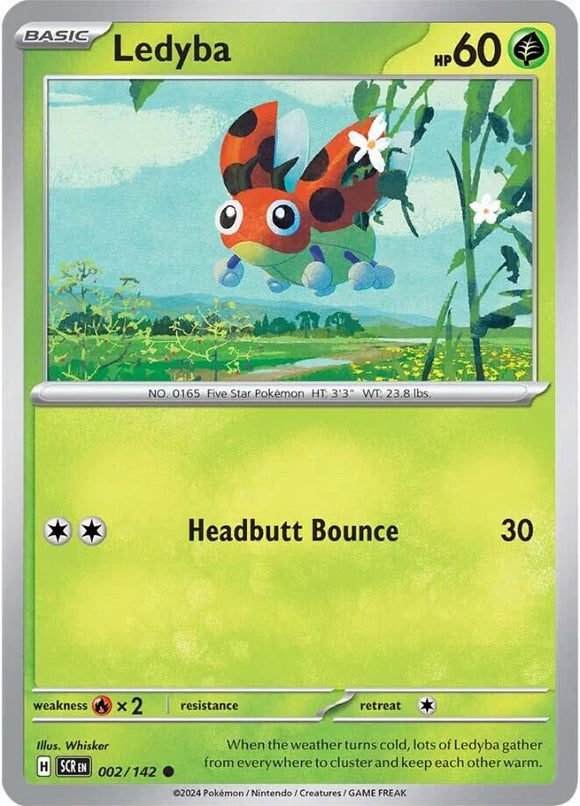 Ledyba [002/142] [Stellar Crown] Reverse Holofoil