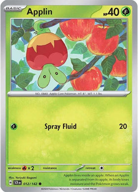 Applin [012/142] [Stellar Crown] Reverse Holofoil