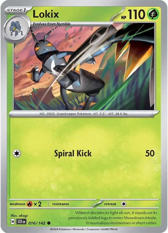 Lokix [016/142] [Stellar Crown] Reverse Holofoil
