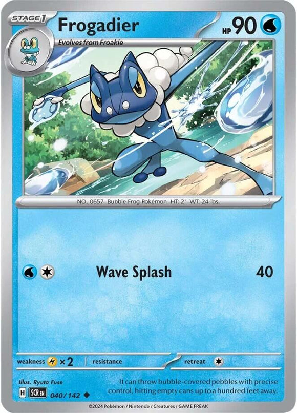 Frogadier [040/142] [Stellar Crown] Reverse Holofoil