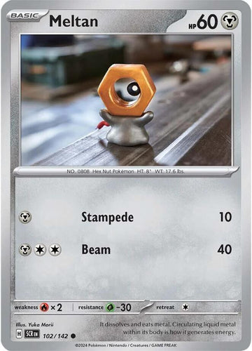 Meltan [102/142] [Stellar Crown] Reverse Holofoil