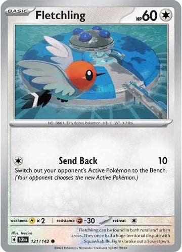 Fletchling [121/142] [Stellar Crown] Reverse Holofoil