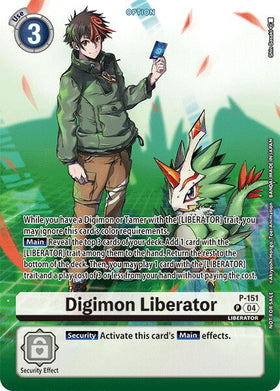 Digimon Liberator - P-151 (Legend Pack 2024) [P-151] [Digimon Promotion Cards] Foil