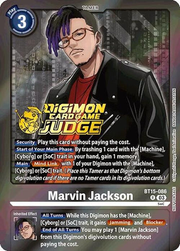 Marvin Jackson (Judge Pack 6) [BT15-086] [Exceed Apocalypse] Foil