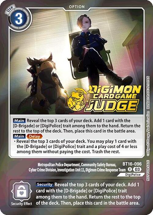 Metropolitan Police Department, Community Safety Bureau, Cyber Crime Division... (Judge Pack 6) [BT16-096] [Beginning Observer] Foil