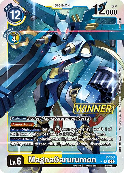 MagnaGarurumon (Store Tournament 2024 Oct. - Dec. Winner Pack) [P-153] [Digimon Promotion Cards] Foil