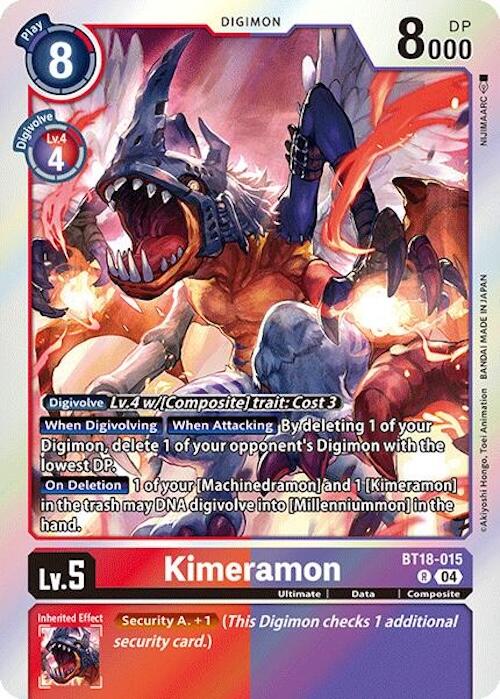 Kimeramon [BT18-015] [Release Special Booster 2.0] Foil