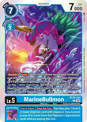 MarineBullmon [BT19-024] [Release Special Booster 2.0] Foil