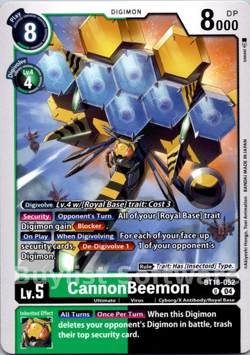 CannonBeemon [BT18-052] [Release Special Booster 2.0]