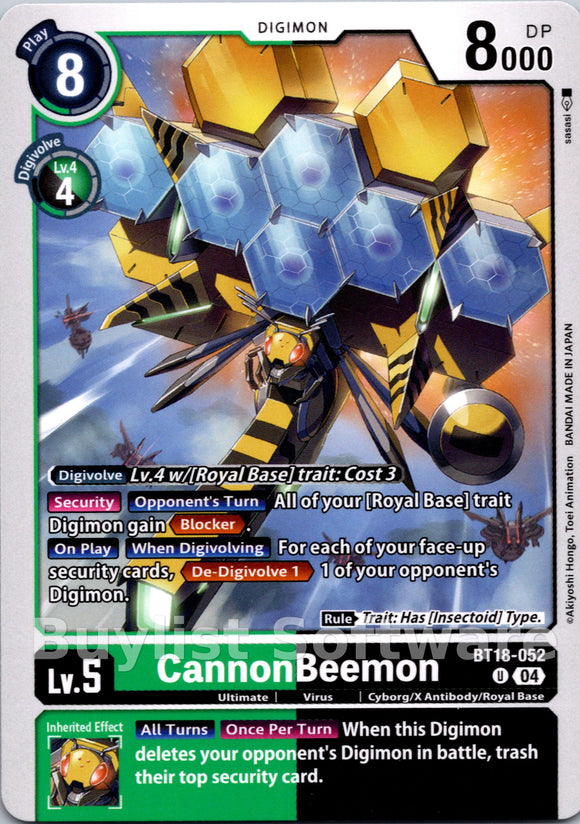 CannonBeemon [BT18-052] [Release Special Booster 2.0]