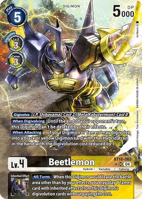 Beetlemon (Alternate Art) [BT18-063] [Release Special Booster 2.0] Foil