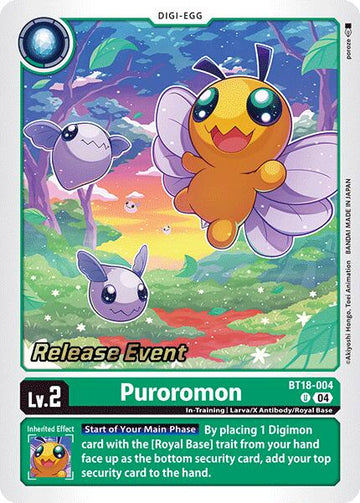 Puroromon [BT18-004] [Release Special Booster 2.0 Celebration Event Cards] Foil