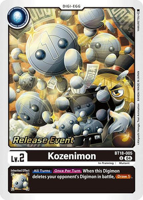 Kozenimon [BT18-005] [Release Special Booster 2.0 Celebration Event Cards] Foil