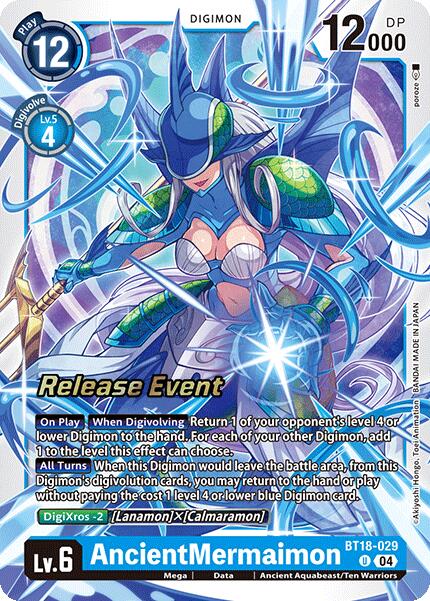 AncientMermaimon [BT18-029] [Release Special Booster 2.0 Celebration Event Cards] Foil