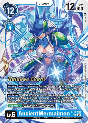 AncientMermaimon [BT18-029] [Release Special Booster 2.0 Celebration Event Cards] Foil