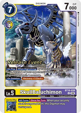 SkullBaluchimon [BT19-039] [Release Special Booster 2.0 Celebration Event Cards] Foil