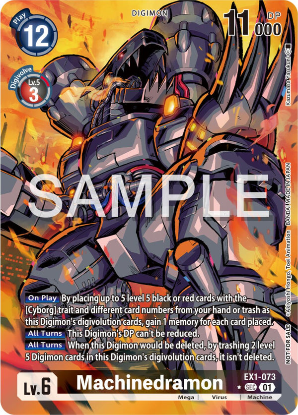 Machinedramon (Release Special Booster Ver.2.0 Celebration Event Winner) [EX1-073] [Release Special Booster 2.0 Celebration Event Cards] Foil