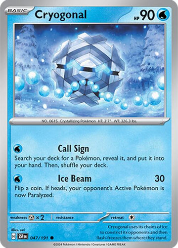 Cryogonal [047/191] [Surging Sparks] Reverse Holofoil