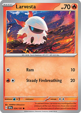 Larvesta [024/191] [Surging Sparks]