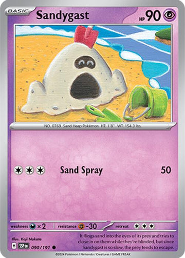 Sandygast [090/191] [Surging Sparks] Reverse Holofoil