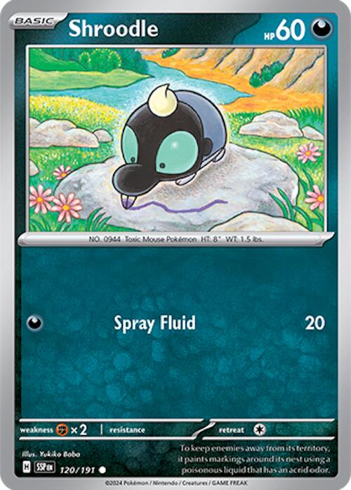 Shroodle [120/191] [Surging Sparks] Reverse Holofoil