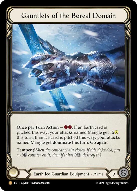 Gauntlets of the Boreal Domain [AJV006] [Armory Deck: Jarl Vetreidi] Rainbow Foil