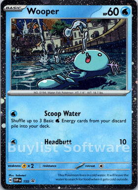 Wooper [155] [Scarlet & Violet Promo Cards] Holofoil