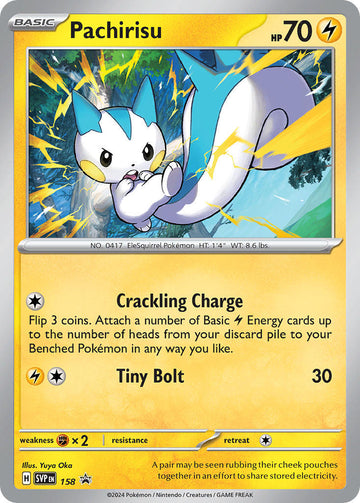 Pachirisu [158] [Scarlet & Violet Promo Cards] Holofoil