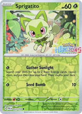 Sprigatito (Horizons Stamp) [012/193] [Paldea Evolved] Reverse Holofoil