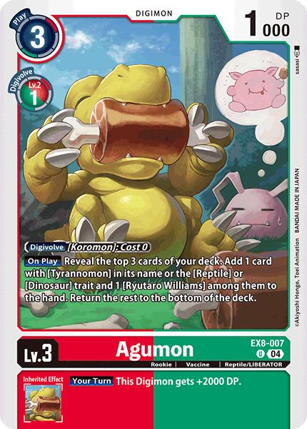 Agumon - EX8-007 [EX8-007 U] [Chain of Liberation]
