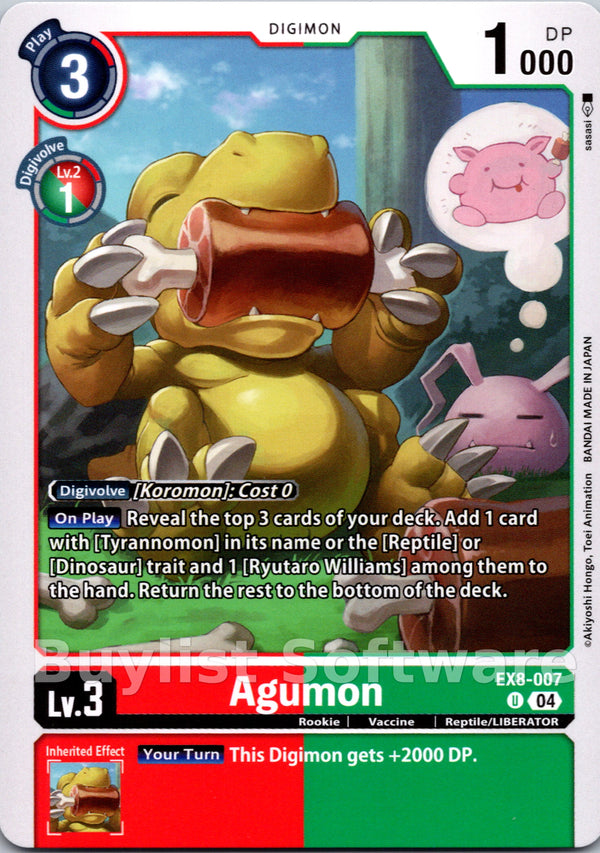 Agumon [EX8-007] [Chain of Liberation]
