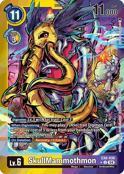 SkullMammothmon (Limited Foil) [EX8-036] [Chain of Liberation] Foil