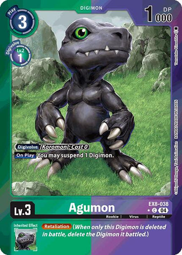 Agumon - EX8-038 (Limited Foil) [EX8-038 C] [Chain of Liberation] Foil