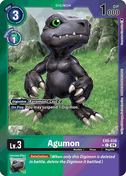 Agumon (Limited Foil) [EX8-038] [Chain of Liberation] Foil