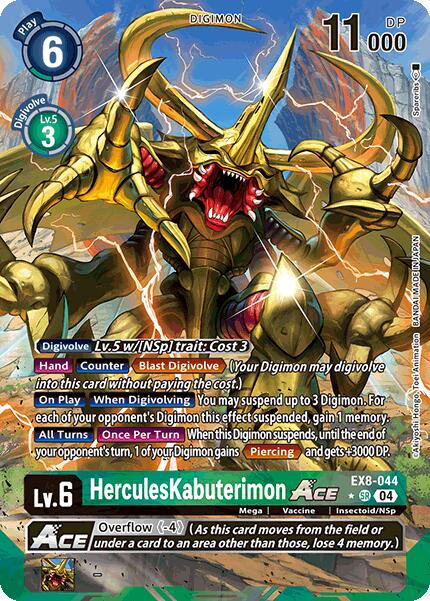 HerculesKabuterimon ACE (Alternate Art) [EX8-044] [Chain of Liberation] Foil