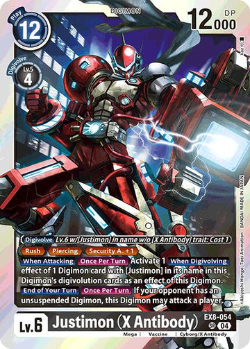 Justimon (X Antibody) [EX8-054] [Chain of Liberation] Foil