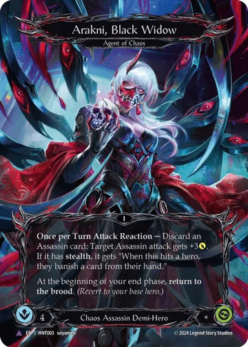 Arakni, Black Widow (Marvel) [HNT003] [The Hunted] Cold Foil