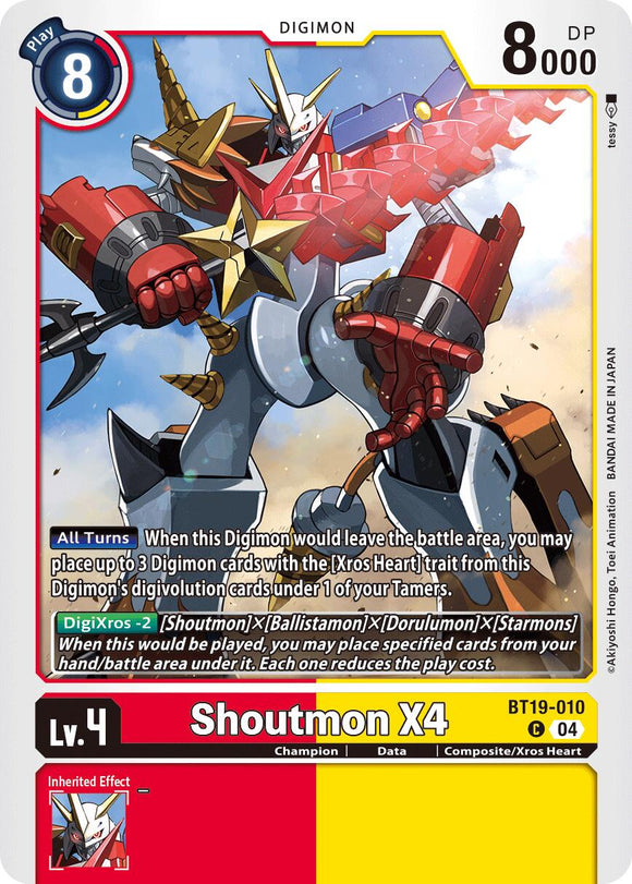 Shoutmon X4 [BT19-010] [Release Special Booster 2.5]