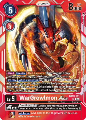 WarGrowlmon ACE [BT19-011] [Release Special Booster 2.5] Foil
