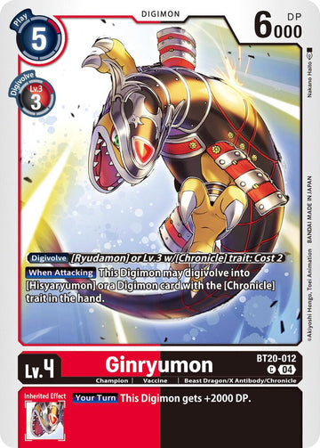 Ginryumon [BT20-012] [Release Special Booster 2.5]