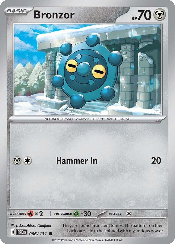 Bronzor [066/131] [Prismatic Evolutions] Reverse Holofoil