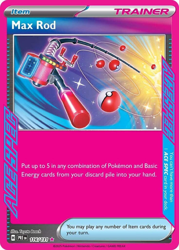 Max Rod [116/131] [Prismatic Evolutions] Holofoil