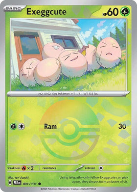 Exeggcute (Poke Ball Pattern) [001/131] [Prismatic Evolutions] Holofoil