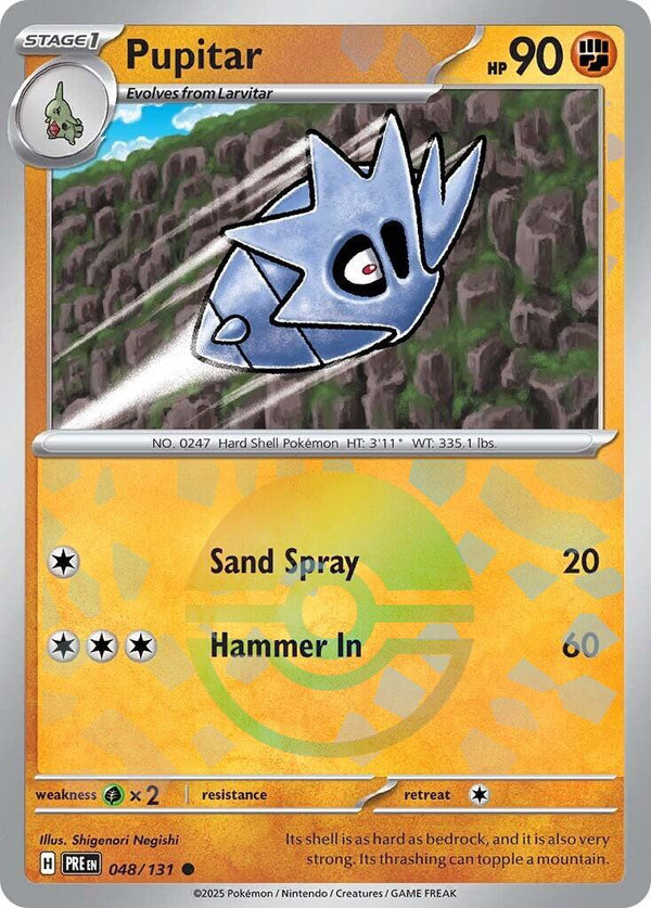 Pupitar (Poke Ball Pattern) [048/131] [Prismatic Evolutions] Holofoil